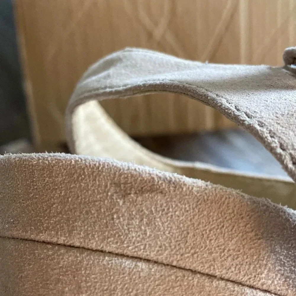 Geox Respira | Suede Wedge Sandal - Picture 9 of 11